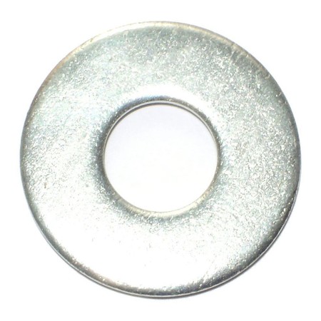 MIDWEST FASTENER Flat Washer, For Screw Size 1/2" , Steel Plain Finish, 130 PK 08479